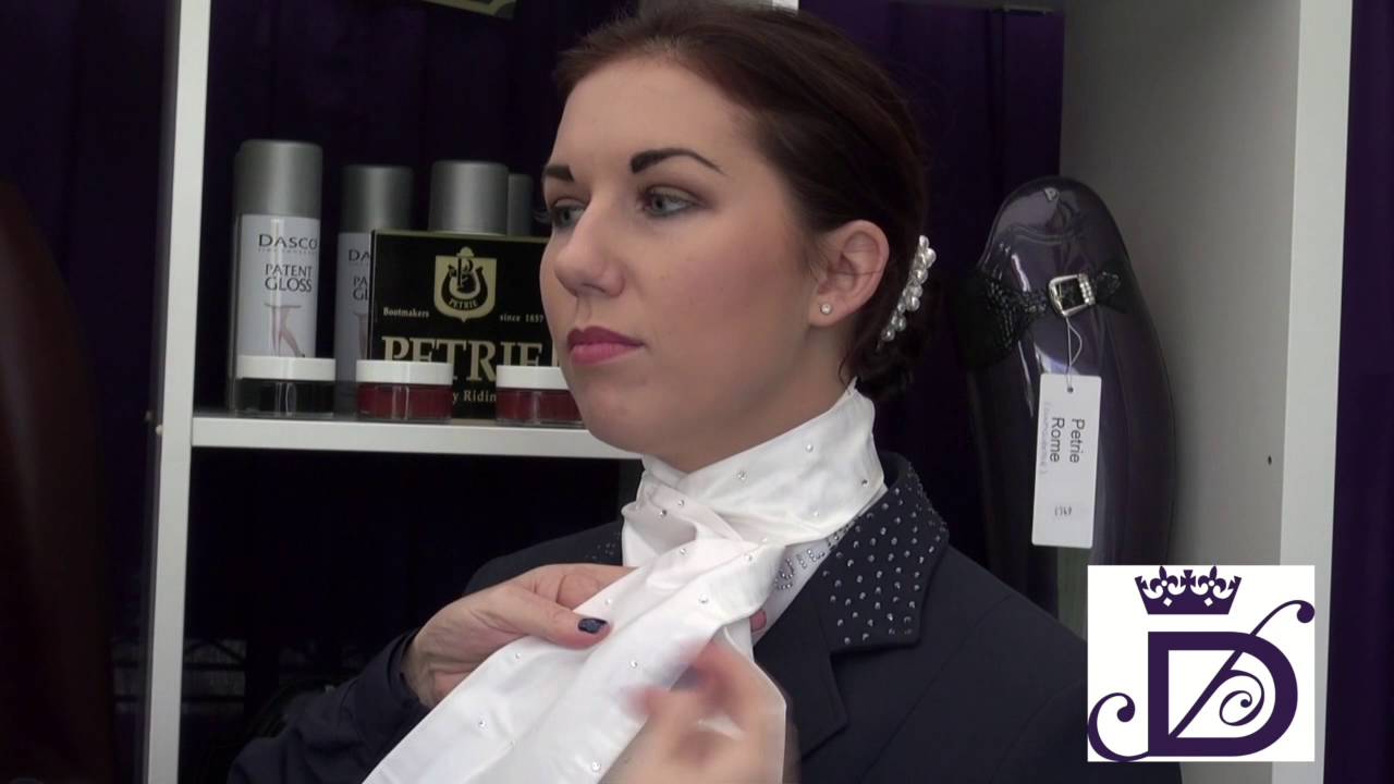 How To Tie A Stock By Dressage Deluxe Step-By-Step