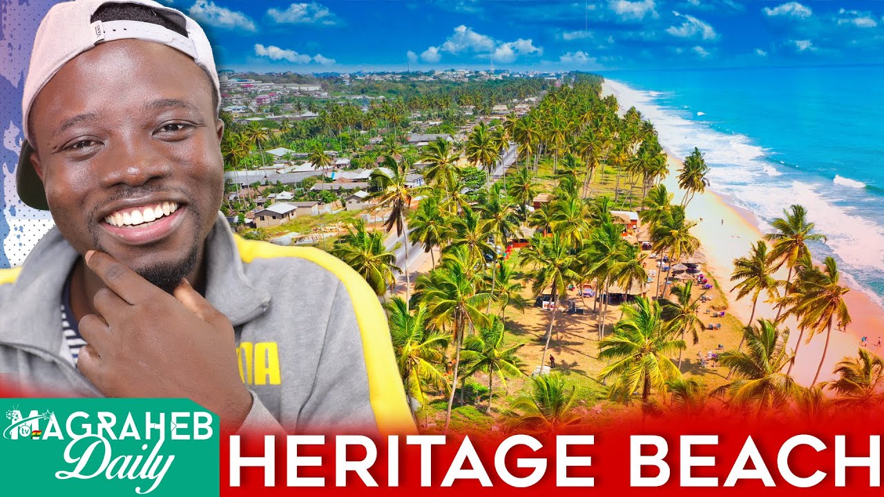 Most Relaxing Beach I've Been to in Ghana (Heritage Beach)