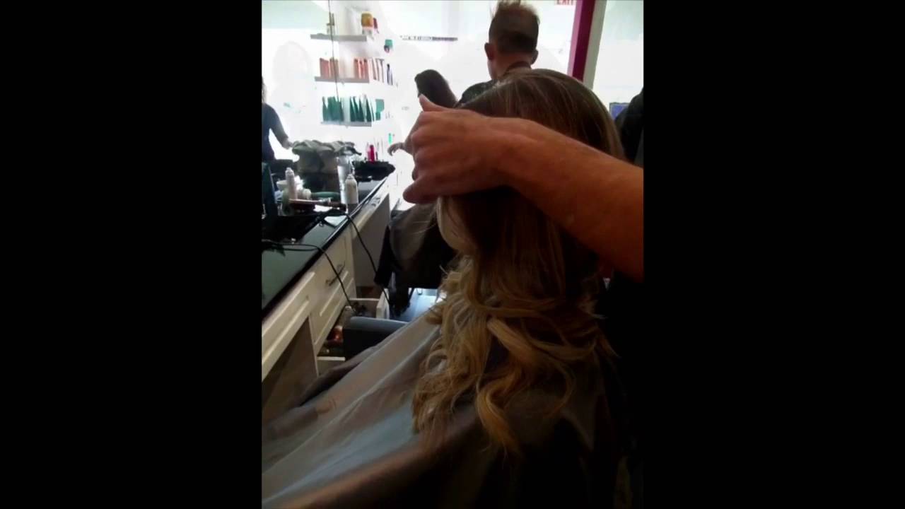 Beautiful balayage ombre and cut for a gorgeous girl by our master stylist! &bull;