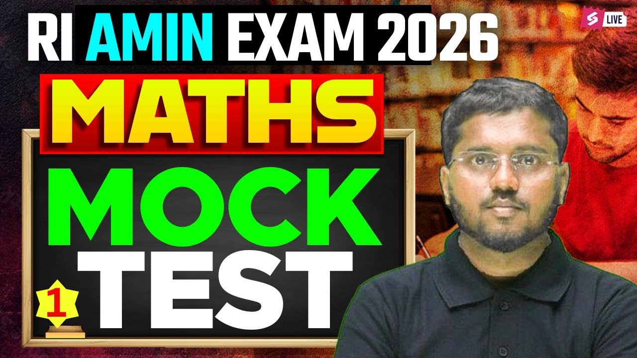 RI AMIN 2026 Classes | Maths Mock Test -1 for OSSSC RI, ARI, AMIN Exam 2026 by Kanhu Sir