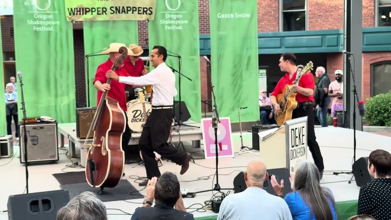 Deke Dickerson & the Whipper Snappers at the OSF Green Show 6-24-25