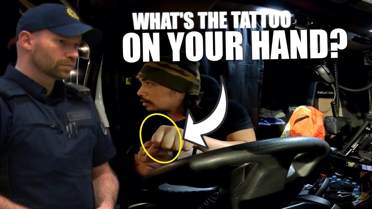 Guardian Tattoo, Tinatanong ng Officer| Pinoytrucker