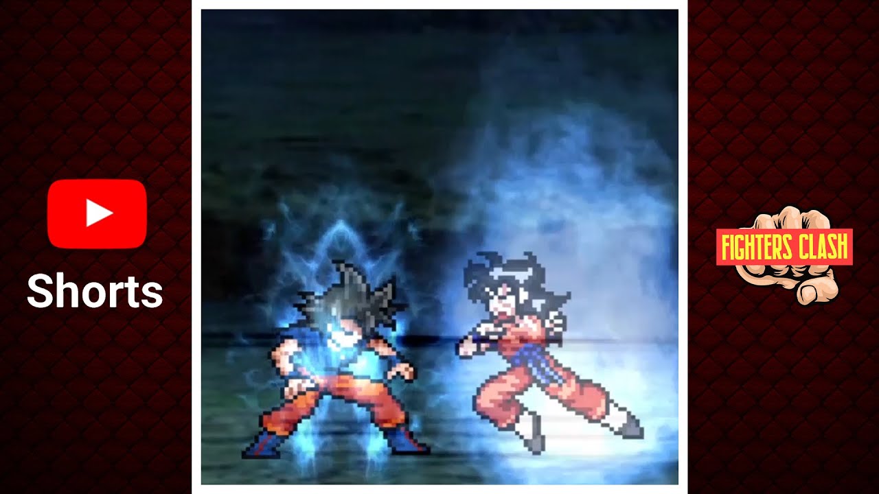Goku Ultra Instinct Vs Yamcha Ultra Instinct | Dragon Ball Super Mugen #shorts