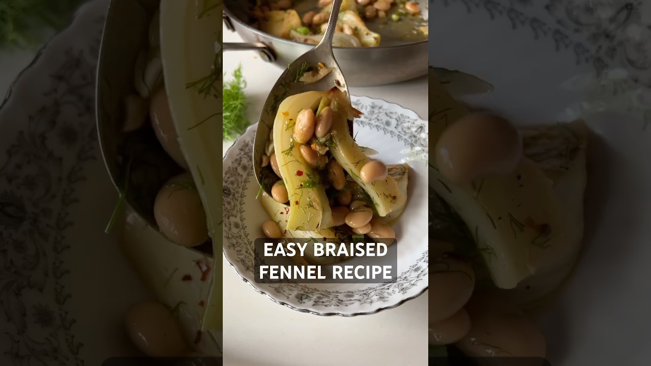 BRAISED FENNEL #recipe #easyfood #healthylifestyle #healthyeating #food #love #nature