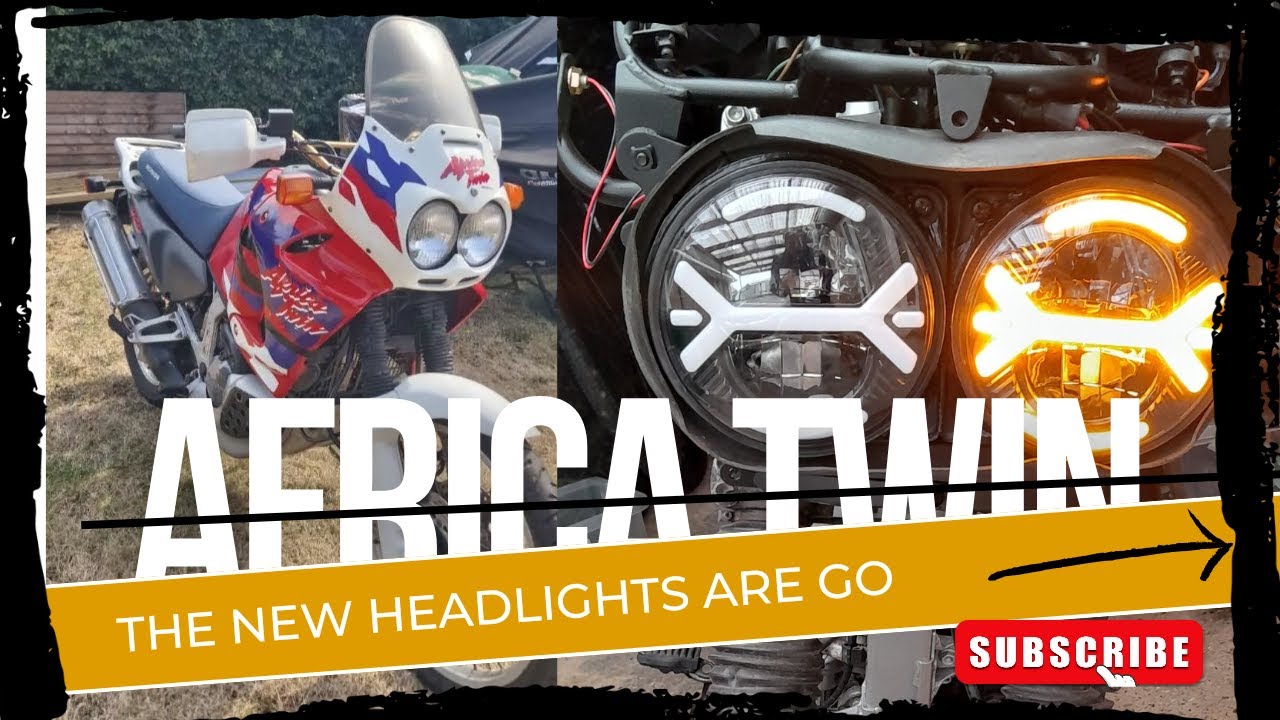 Episode 5 The Africa Twin gets some new headlights