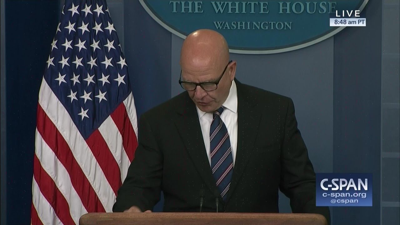 National Security Advisor H. R. McMaster: 