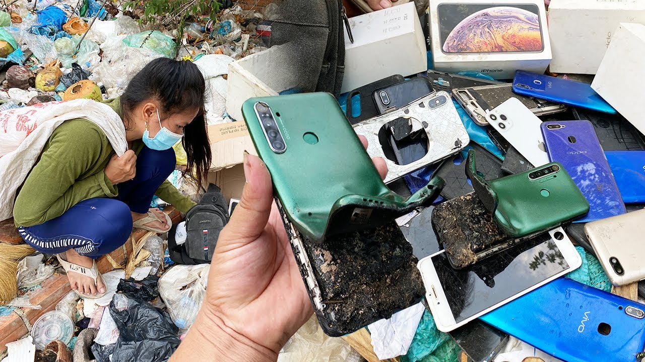 Restore abandoned destroyed phone,Restoration realme 5i,Found phone broken in rubbish