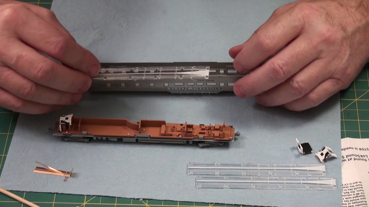 Install Kato Lights Into California Zephyr