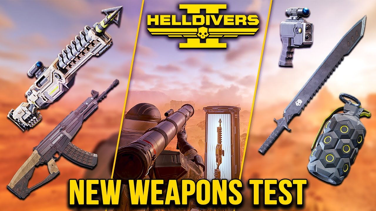 All New Weapons Showcase (Dust Devils) in Helldivers 2