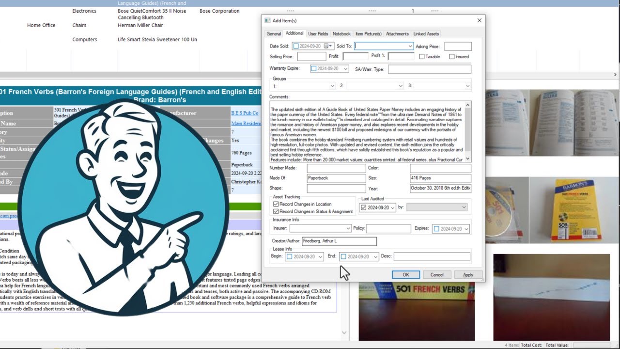 Inventory Books Using ISBN Number & Barcode Scanner