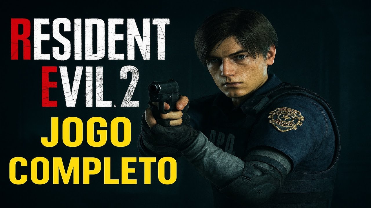 Resident evil 2 ps1 (dublado pt br) Leon jogo completo