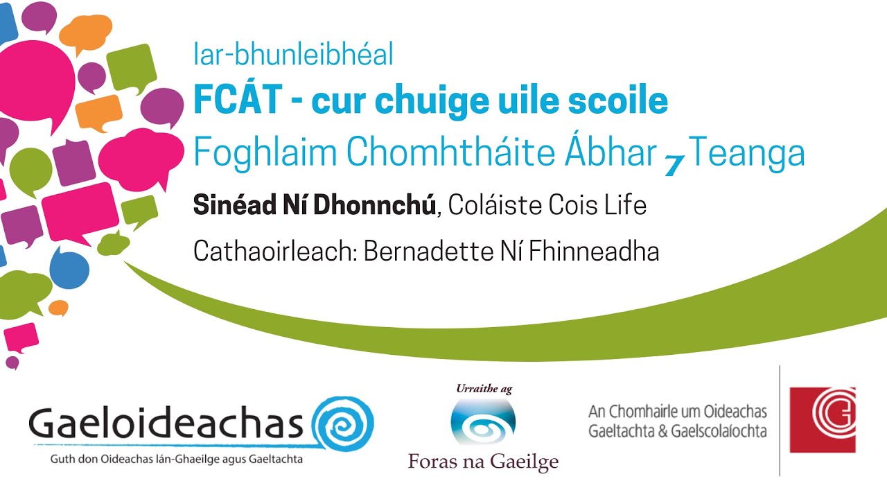 Foghlaim Comhtháite Ábhar & Teanga (FCÁT) - Cur Chuige Uile Scoile le Sinéad Ní Dhonnchú ag TF 2024