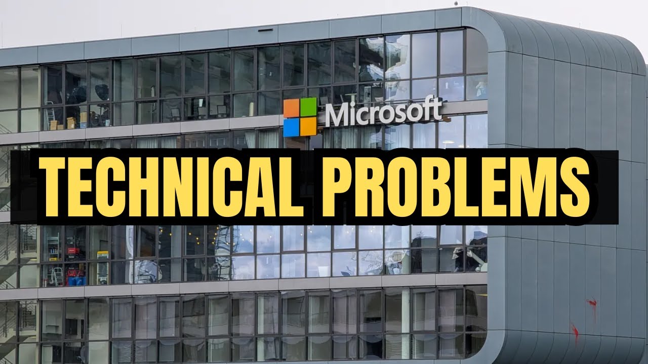 Сбой в работе Microsoft &mdash; Microsoft испытывает технические неполадки &mdash; предпринимаются попытки ус...