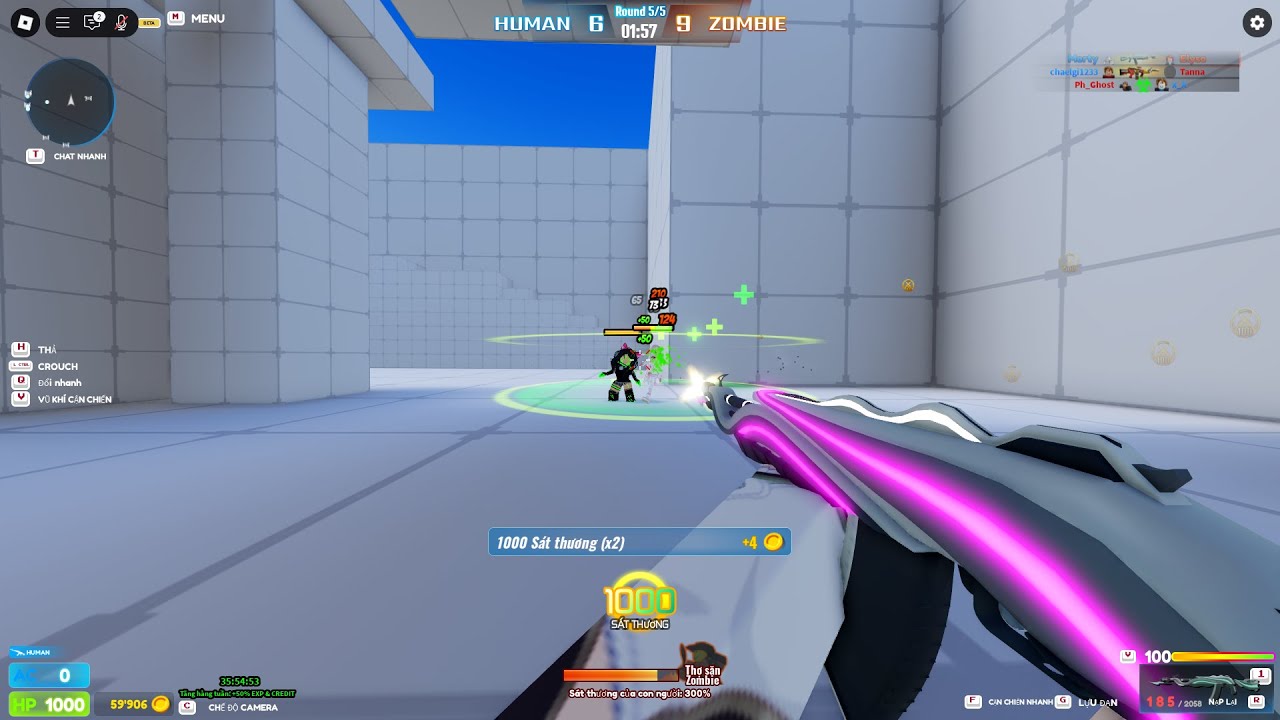 AN94-Apocalypse [Awakened] vs Zombie / Infection Gunfight Roblox