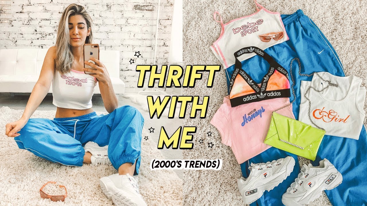 THRIFTING 2000s TRENDS ☆ juicy couture, ed hardy, nike + more!