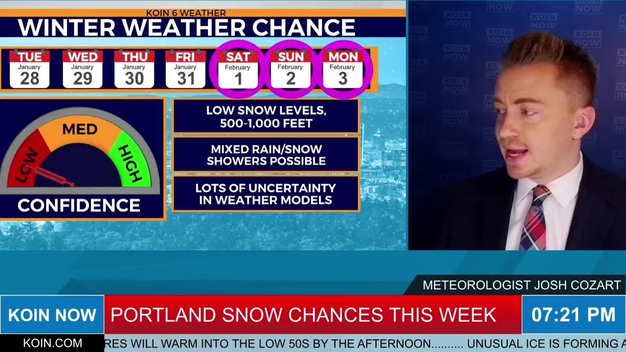 KOIN NOW: Portland snow possible come February