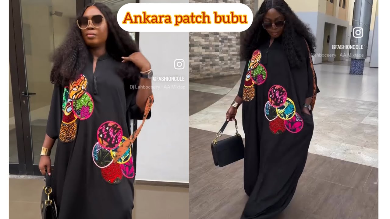 Как сшить это модное длинное платье-кафтан с нашивкой «Анкара»