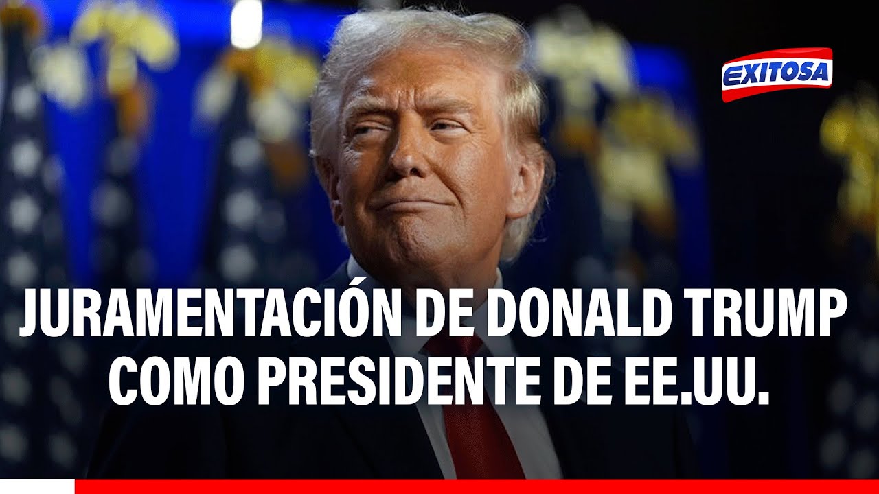 🔴🔵Juramentación de Donald Trump como presidente de EE.UU.: Así se viene desarrollando la ceremonia