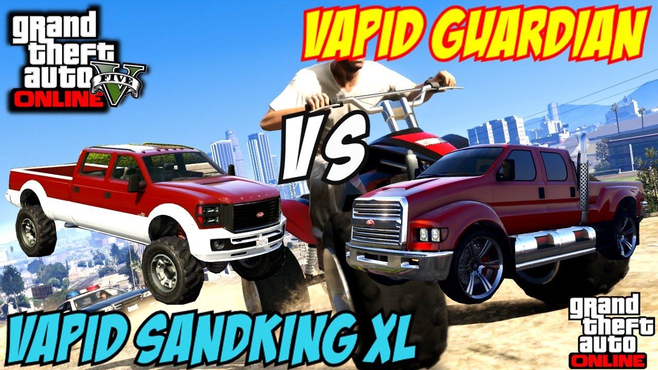 GTA 5 PS4 - Vapid Guardian Vs Vapid Sandking XL | #115 (GTA V)