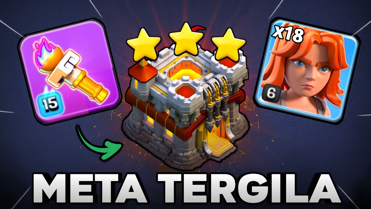 3 COMBO TH 11 Paling RUSAK Pakai OBOR HEROIK !!  - Clash Of Clans