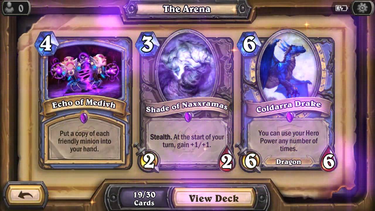 Noob Arena - Hearthstone [Arena1~Mage - Draft]