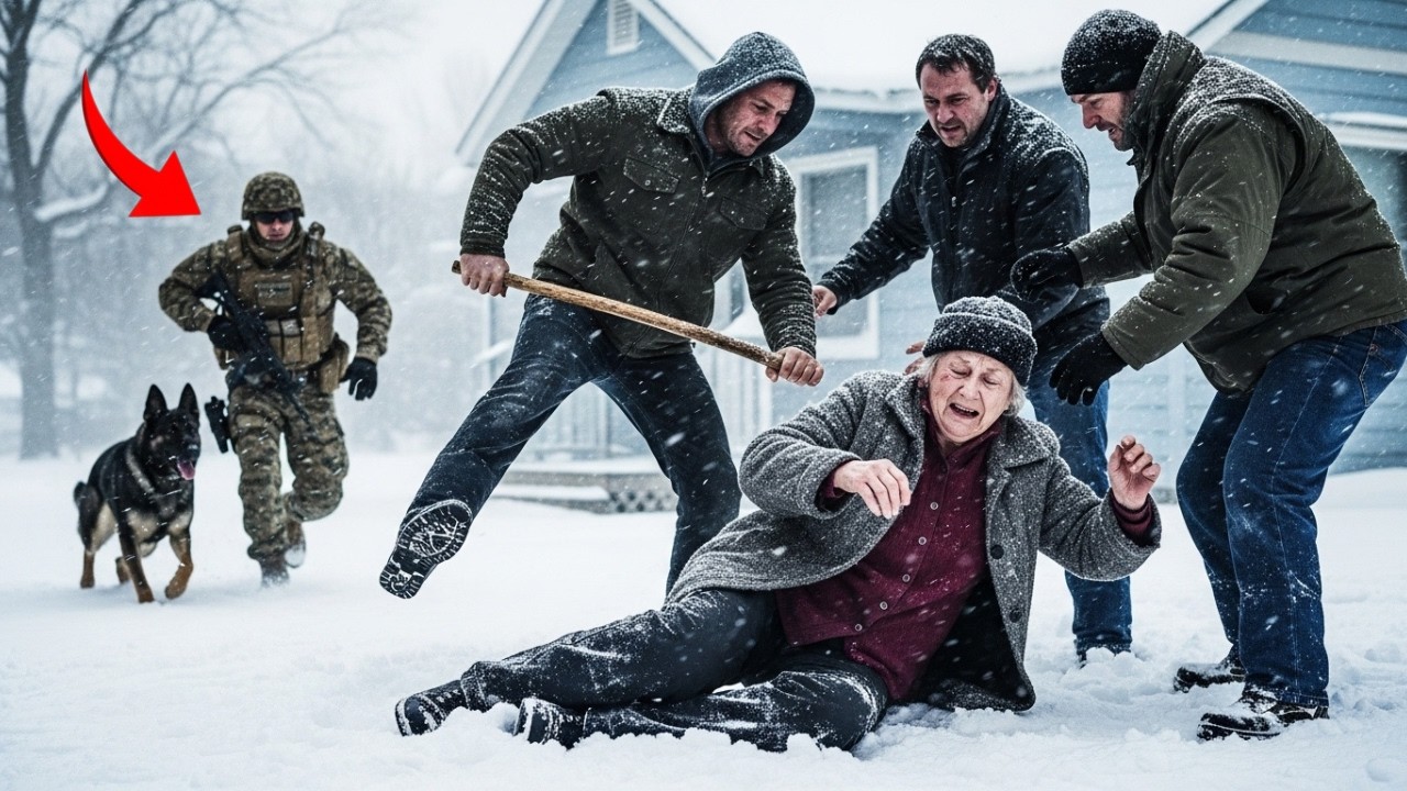 Thugs beaten up An 80 year old WOMAN living alone– unaware, her son was a Navy SEAL