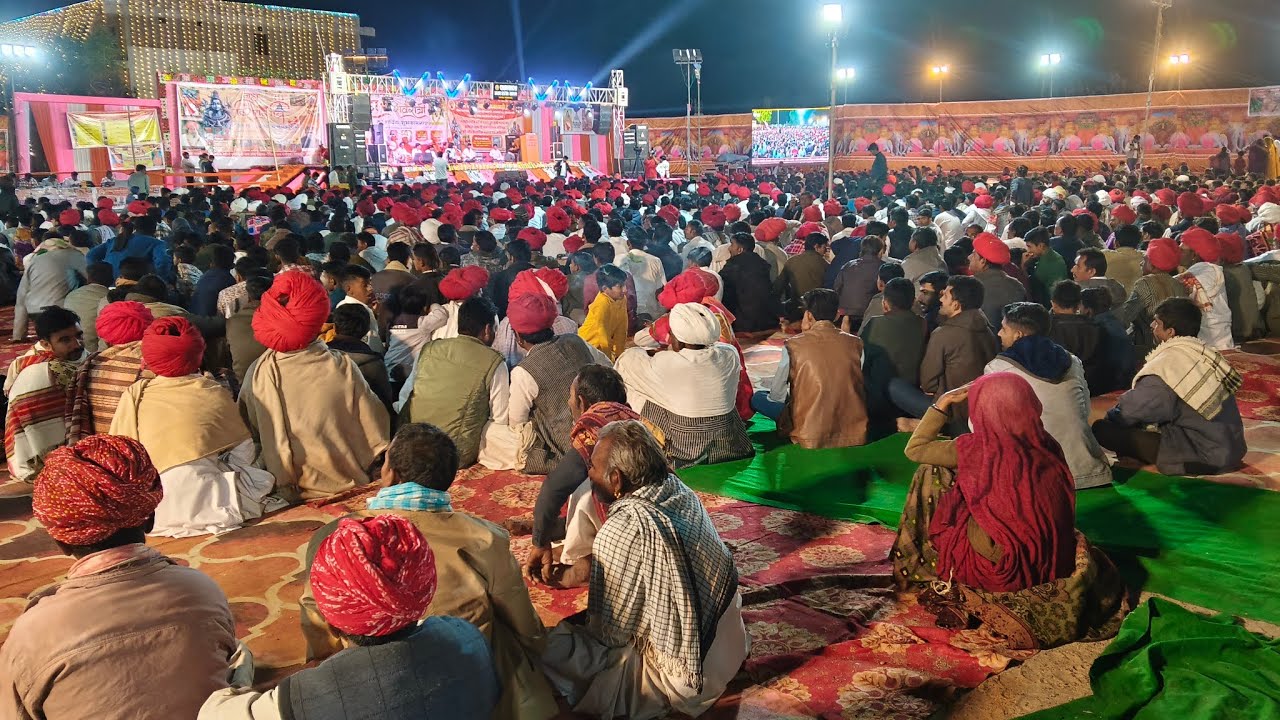 जेतेश्वर धाम सिणधरी महा शिवरात्री बोलियां प्रोग्राम 🚩🚩🚩