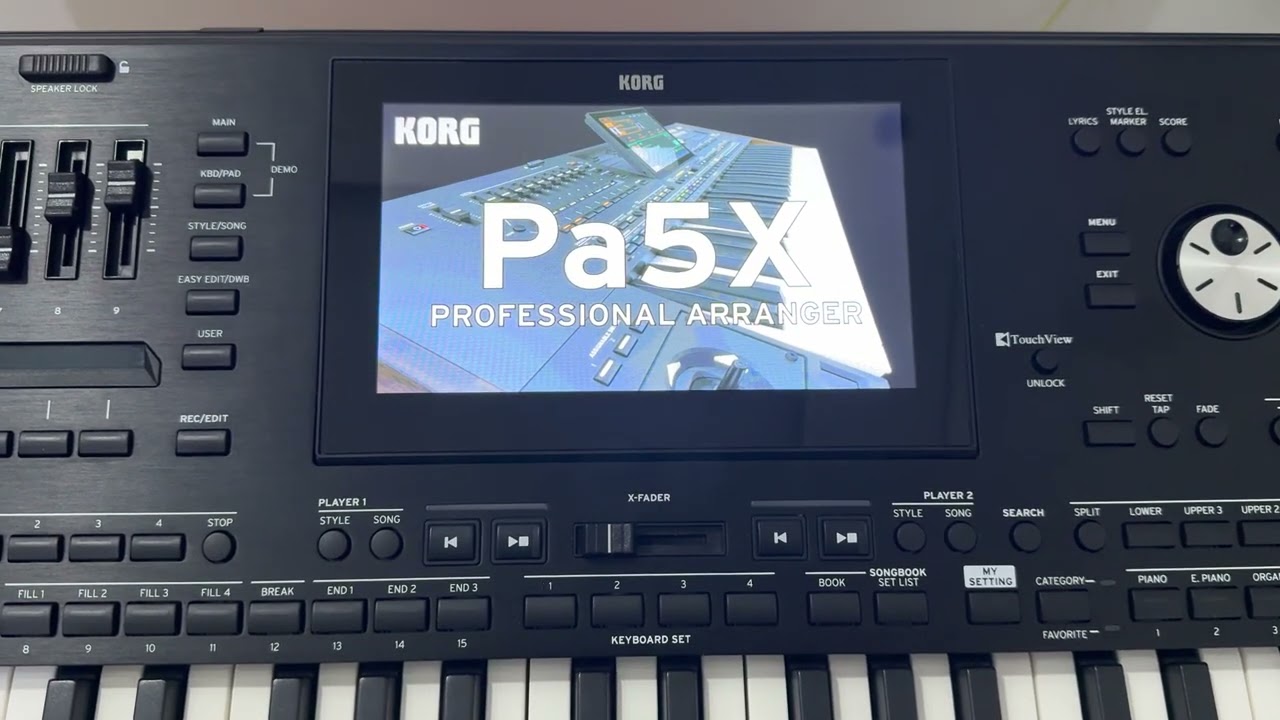 How to update  korg pa5x OS version 1.4.2 correctly
