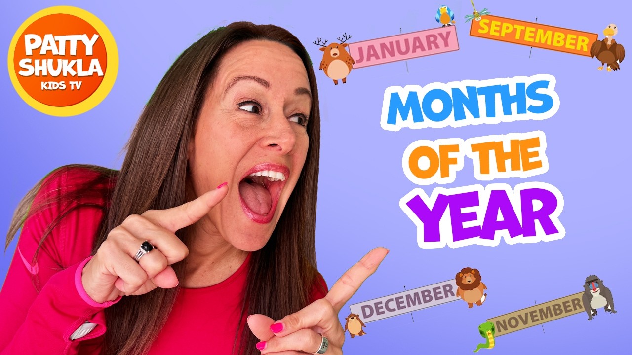 12 Months of the Year Song in English and Spanish for Children by Patty Shukla | Los Doce Meses