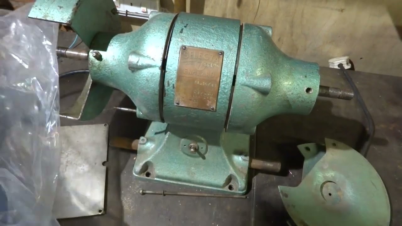 Reviving a Pile of Parts - Selecta 7" Bench Grinder Restoration Pt.1