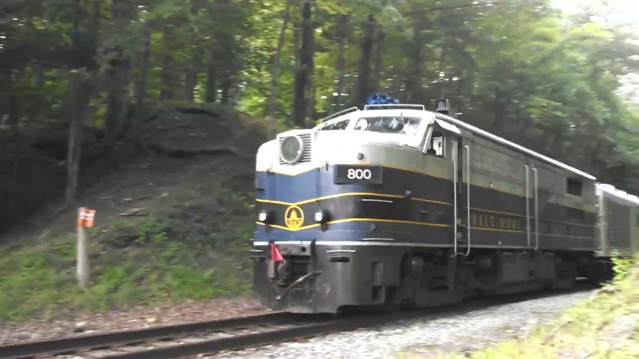 Lost Footage Found Of CVSR's B&O With Ex Chessie System Big Bore K5LA And More!