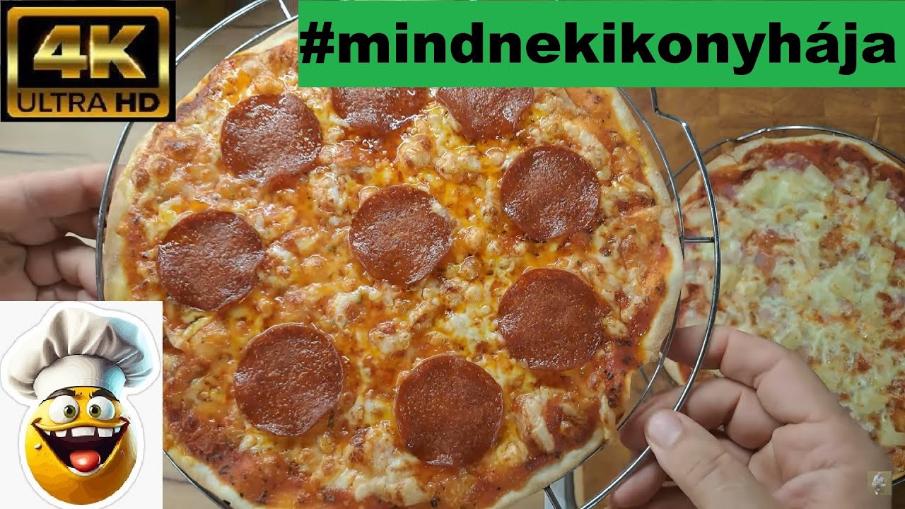 #mindenkikonyhája Egészséges pizza (10 deka liszt/pizza) amibe nem kell  élesztő, sütőpor és kovász!