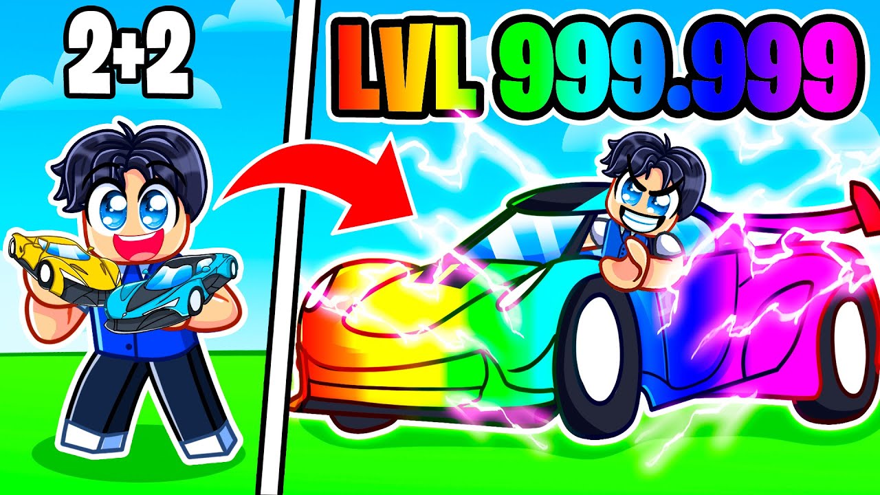 Unlocking MAX LEVEL In Roblox CAR MERGING SIMULATOR!