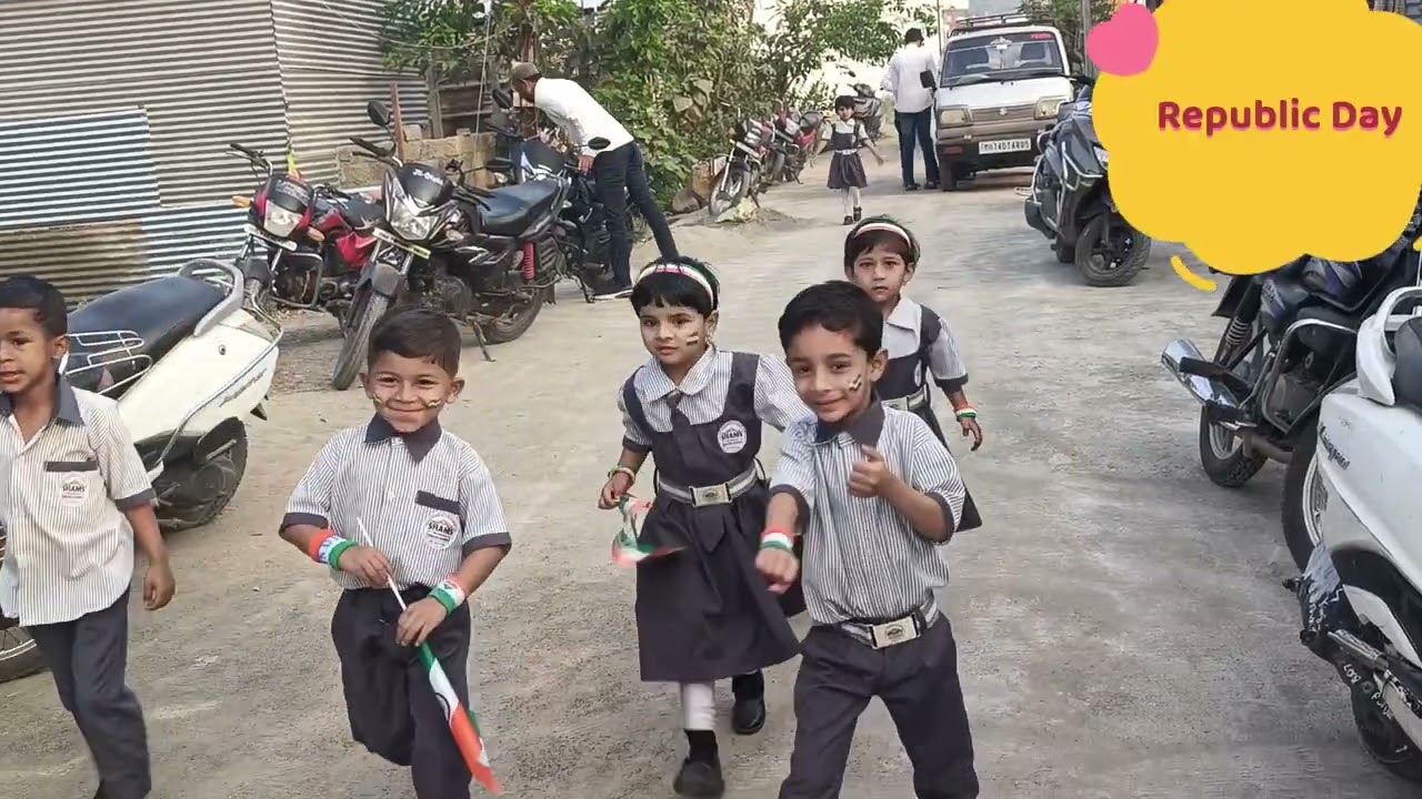 REPUBLIC DAY CELEBRATION Celebrated in SHAMS Pre primary English School. 