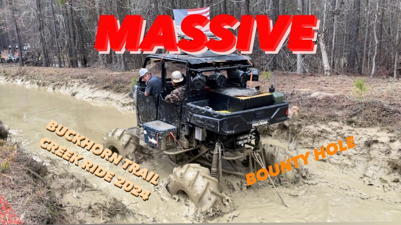 BUCKHORN TRAIL CREEK RIDE 2024!!! (MASSIVE buggy’s walking the bounty hole)