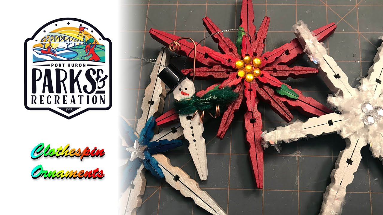 Clothespin Ornaments