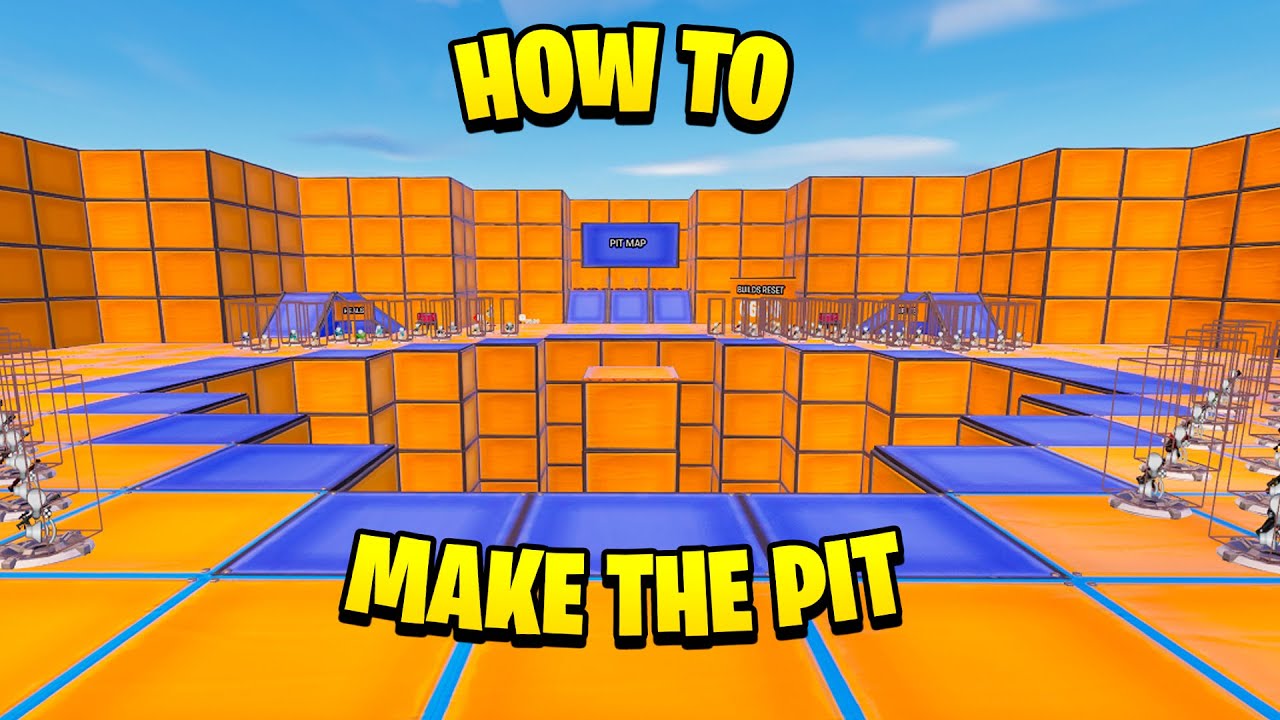 HOW TO CREATE THE PIT IN UEFN | IN DEPTH