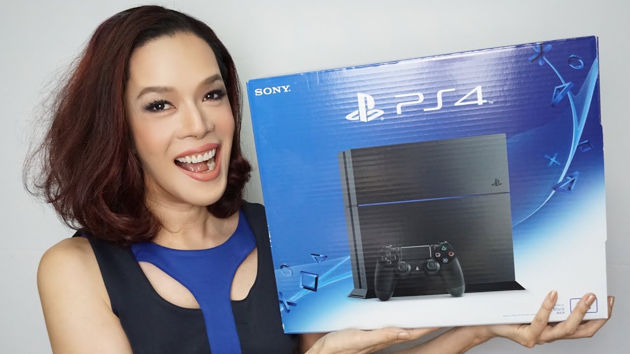 แกะกล่อง PS4 1TB playstation 4 รุ่นใหม่ล่าสุด 1206 Jet black สีดำแมท ที่สั่งมาจาก Lazada