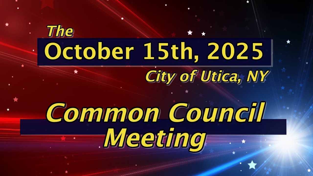 Common Council Meeting  October 15th, 2025