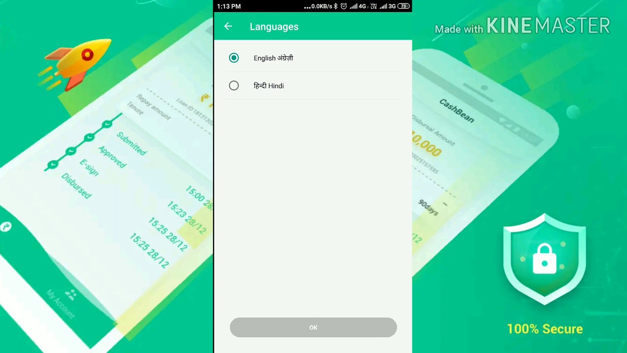 How to change CashBean language