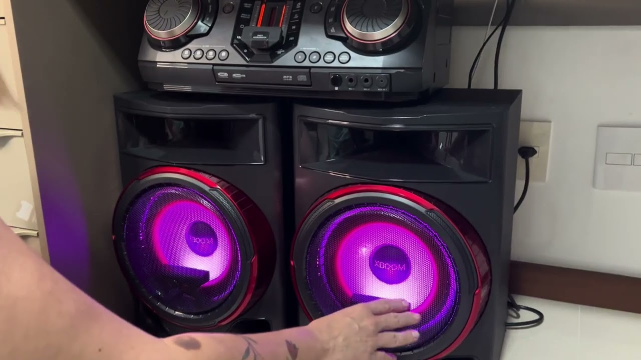 TESTANDO MINI SYSTEM LG CL87 XBoom USB Bluetooth - 2350W