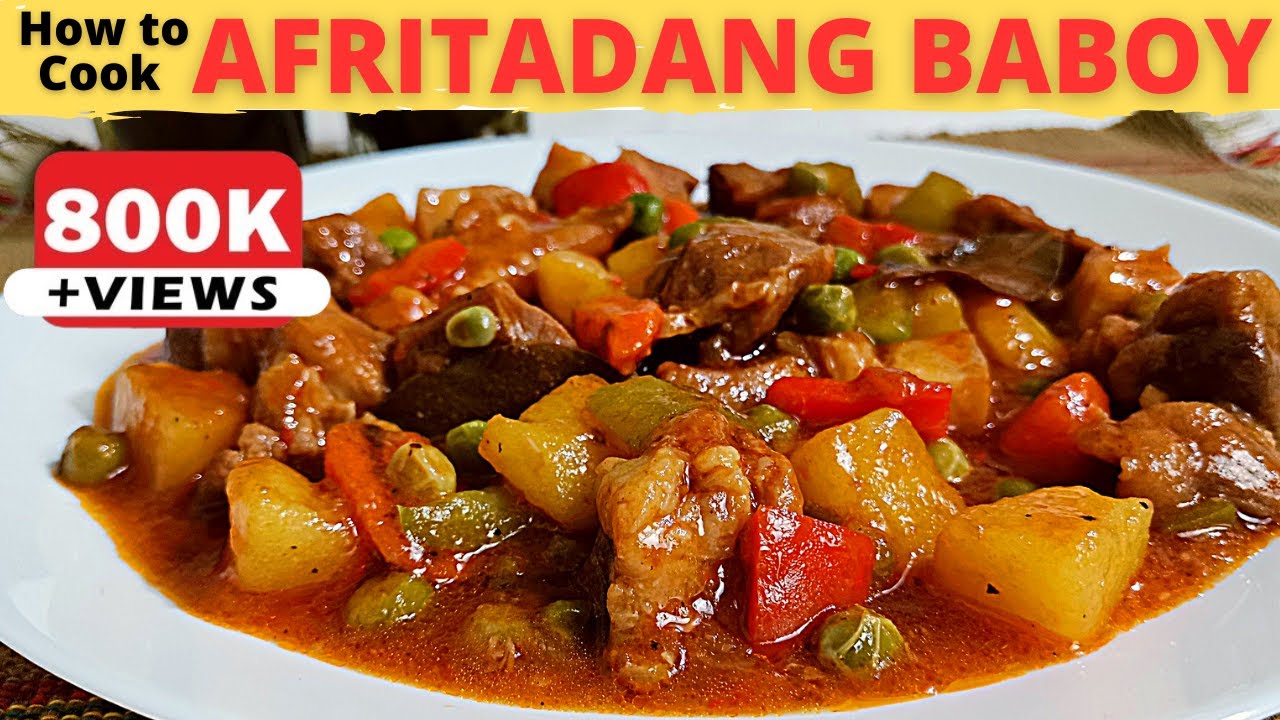 PORK AFRITADA | Afritadang Baboy RECIPE | How To Cook Pork Afritada
