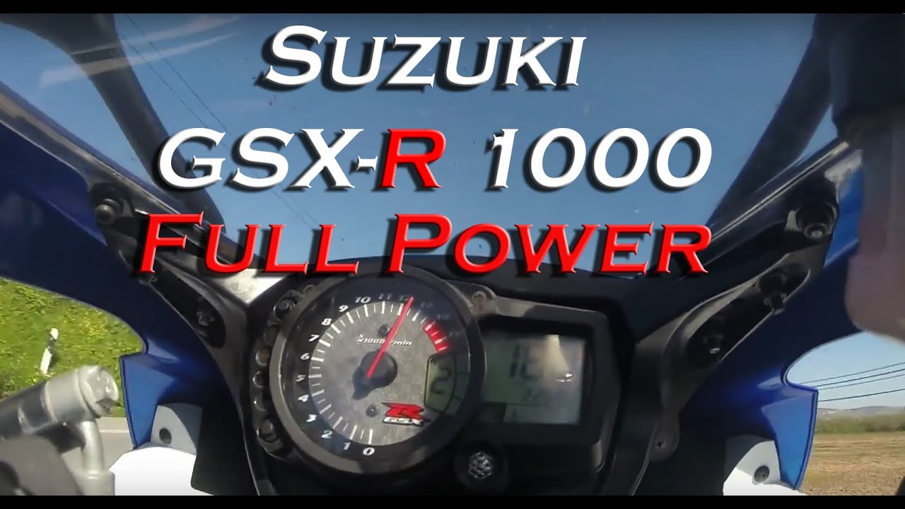 Suzuki Gsxr 1000 k7 Full Power