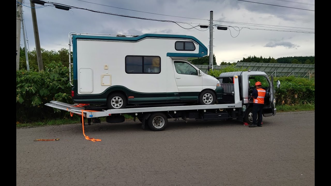 北海道10日間のキャンピングカー旅、車輛トラブル発生！でも国産車で助かった件！！