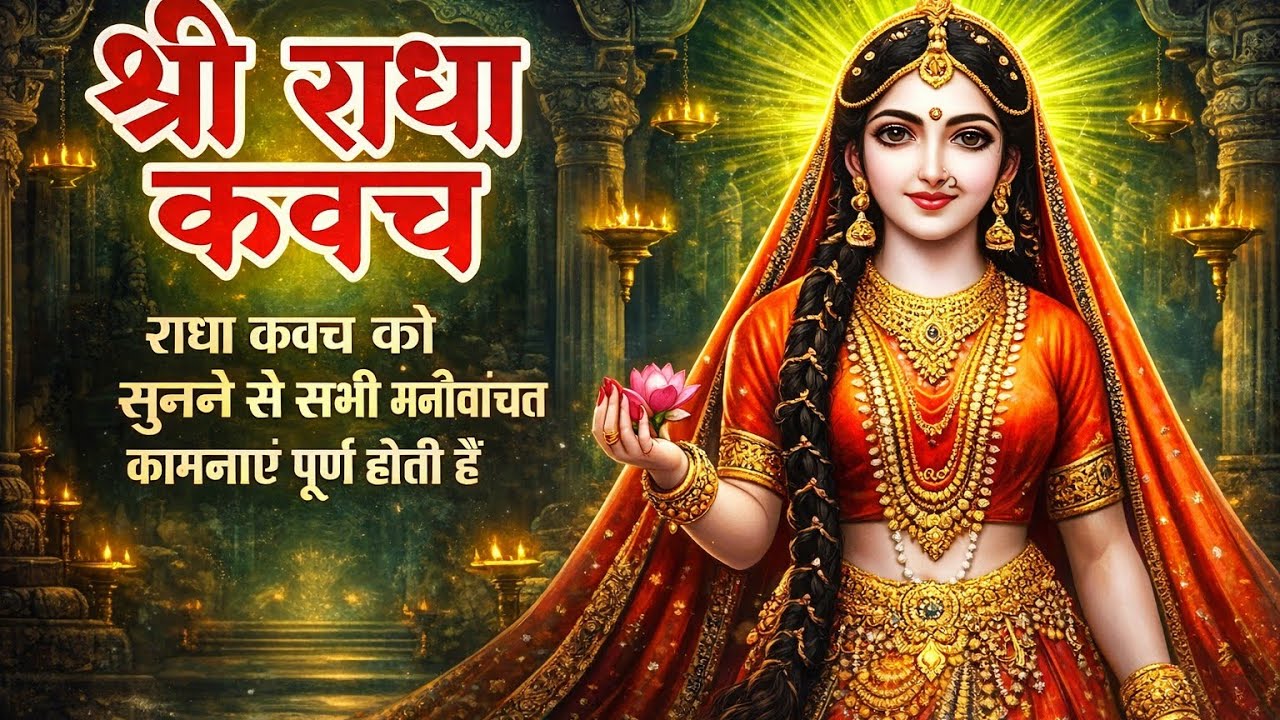 श्री राधा कवच- राधा कवच को सुनने से सभी कामनाएं पूर्ण होती हैं~Powerfull Radha Kavach  #radhakrishna