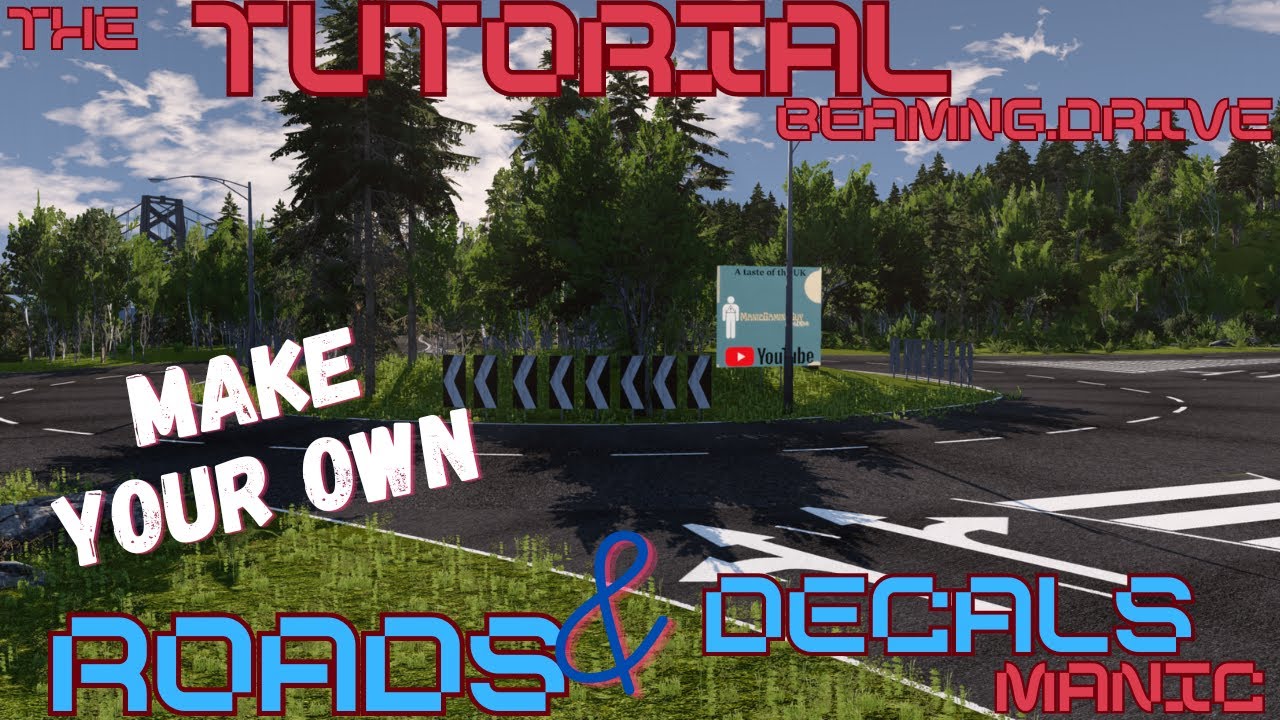 BeamNG.Drive // Custom roads and decals // part 2 Tutorial