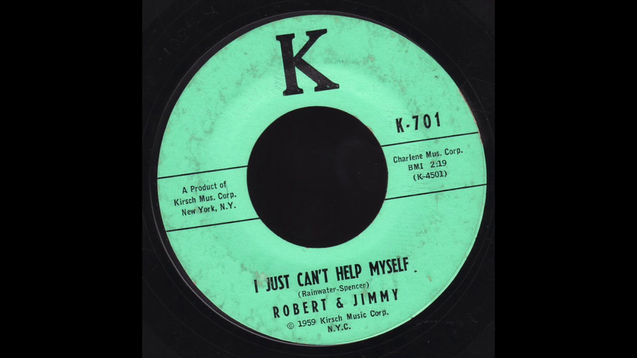 Robert & Jimmy   I Just Can't Help Myself 45 rpm!