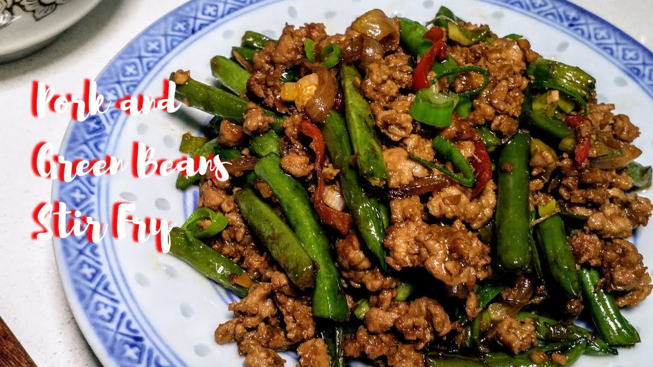Pork and Green Beans Stir Fry
