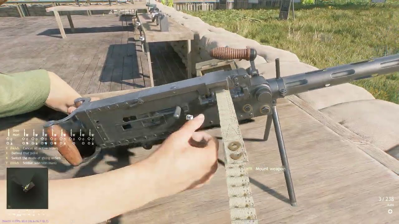 [Enlisted] Browning .303 (Japan BR IV, BP) - First Look & Test Firing
