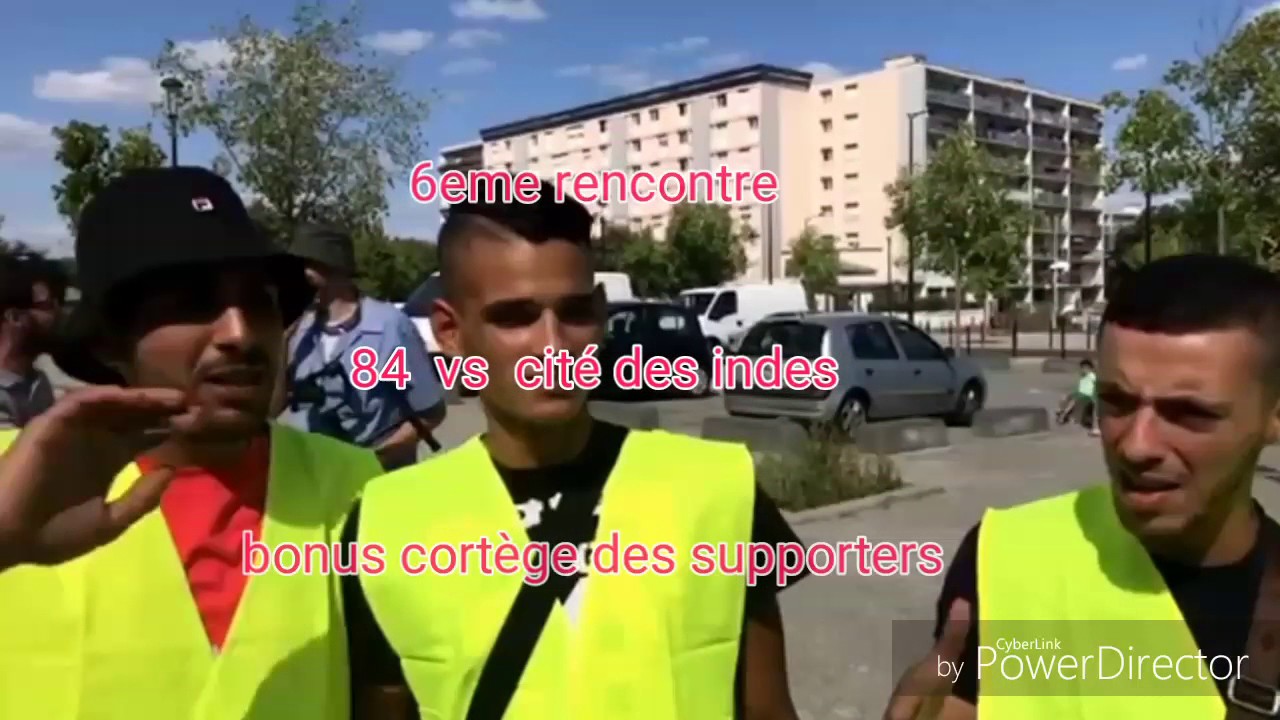 Le cortege des supporters des indes en direction du 84... VOICI LE RESUME